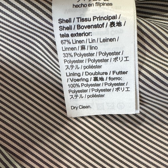 J. Crew : Parke Blazer in Bright Pink Stretch Linen Blend - Size 0 - Picture 15 of 15